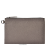 Women Grey Longchamp Roseau Essential Pouch Leather Goods L06408692