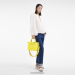 Women Lemon Longchamp Le Pliage Xtra Handbag Bags L06408152 - Image 2