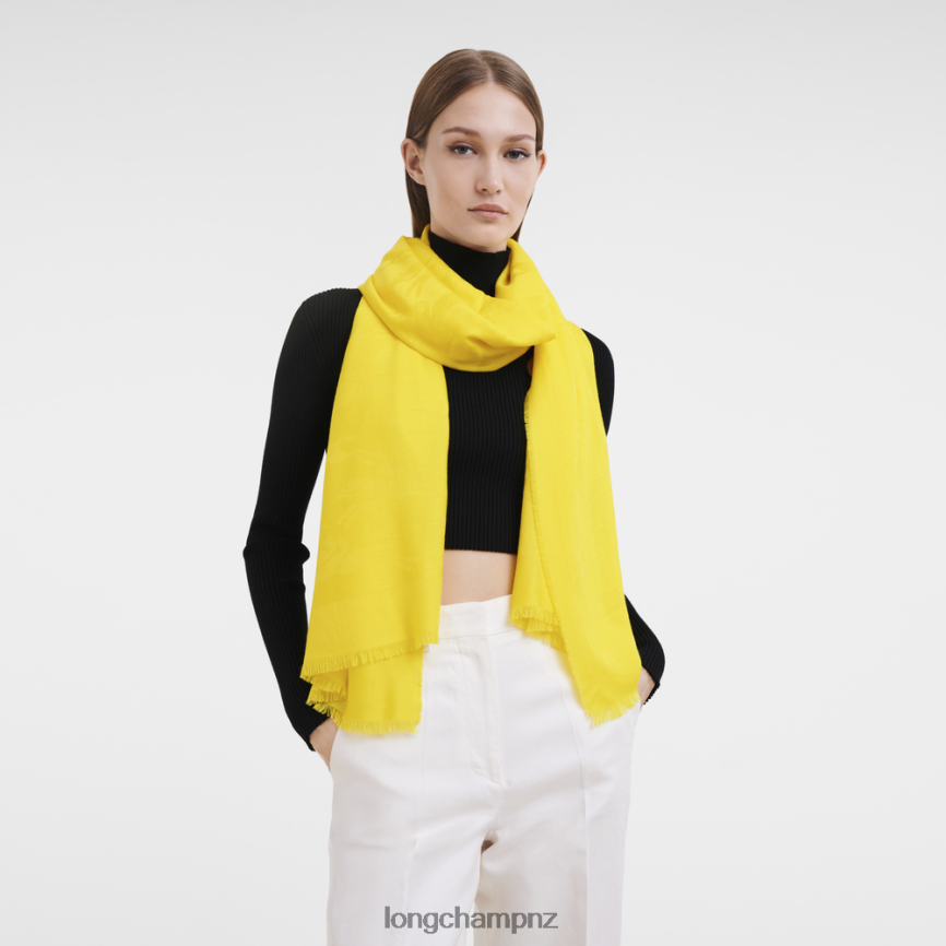 Women Lemon Longchamp Spring/Summer 2023 Collection Stole Accessories L06408983 - Image 2