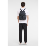 Women Midnight Blue Longchamp 3D Backpack Bags L06408454 - Image 2