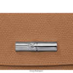 Women Natural Longchamp Roseau Continental wallet Leather Goods L06408588 - Image 3