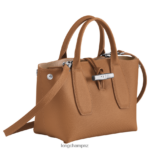 Women Natural Longchamp Roseau Handbag Bags L0640831 - Image 3