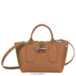 Women Natural Longchamp Roseau Handbag Bags L0640831 - Image 5