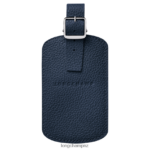 Women Navy Longchamp Le Foulonne Luggage tag Accessories L06408854