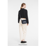 Women Navy Longchamp Le Pliage City Crossbody bag Bags L06408226 - Image 2