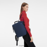 Women Navy Longchamp Le Pliage Energy Backpack Bags L06408424 - Image 2
