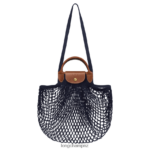 Women Navy Longchamp Le Pliage filet Mesh bag Bags L064085