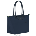 Women Navy Longchamp Le Pliage Green Tote bag Bags L06408412 - Image 2