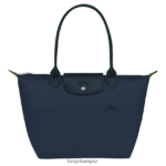 Women Navy Longchamp Le Pliage Green Tote bag Bags L06408412