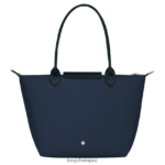 Women Navy Longchamp Le Pliage Green Tote bag Bags L06408412 - Image 3