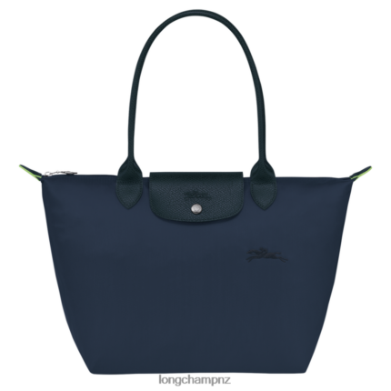 Women Navy Longchamp Le Pliage Green Tote bag Bags L06408412