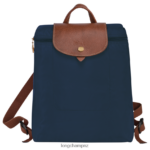 Women Navy Longchamp Le Pliage Original Backpack Bags L06408444