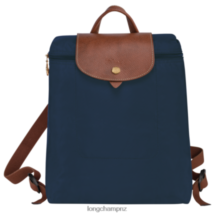 Women Navy Longchamp Le Pliage Original Backpack Bags L06408444