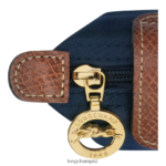 Women Navy Longchamp Le Pliage Original Coin purse Leather Goods L06408502 - Image 3