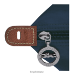 Women Navy Longchamp Le Pliage Original Travel bag Bags L06408808 - Image 5