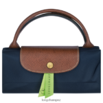 Women Navy Longchamp Le Pliage Original Travel bag Bags L06408808 - Image 6