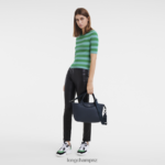 Women Navy Longchamp Le Pliage Xtra Handbag Bags L06408153 - Image 2