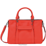 Women Orange Longchamp 3D Handbag Bags L06408179