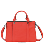 Women Orange Longchamp 3D Handbag Bags L06408179 - Image 4