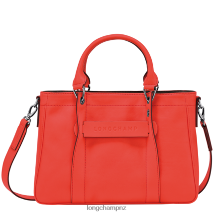 Women Orange Longchamp 3D Handbag Bags L06408179