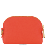 Women Orange Longchamp Le Foulonne Coin purse Leather Goods L06408525 - Image 2