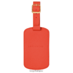 Women Orange Longchamp Le Foulonne Luggage tag Accessories L06408852