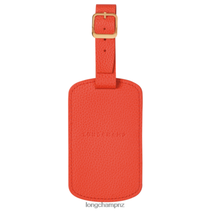 Women Orange Longchamp Le Foulonne Luggage tag Accessories L06408852