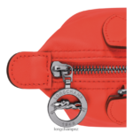 Women Orange Longchamp Le Pliage Xtra Handbag Bags L06408145 - Image 6
