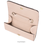 Women Pale Pink Longchamp Box-Trot Coin purse with shoulder strap Leather Goods L06408519 - Image 4