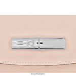 Women Pale Pink Longchamp Roseau Wallet Leather Goods L06408564 - Image 3