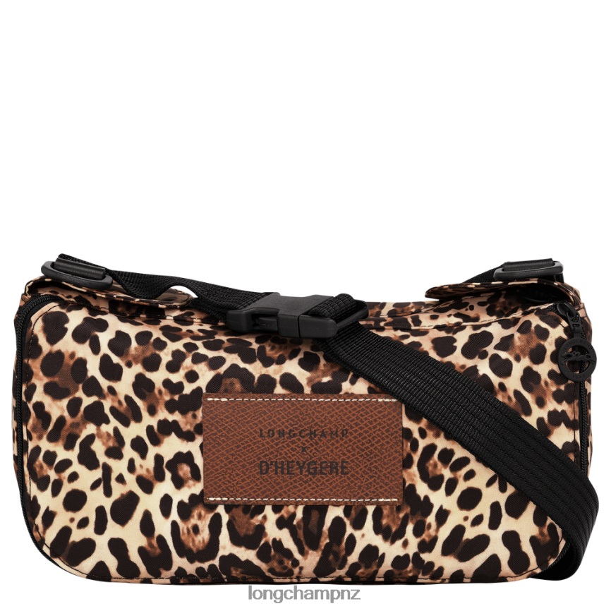 Women Panther print Longchamp X D'heygere Crossbody bag/Backpack Bags L06408322 - Image 5