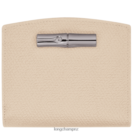 Women Paper Longchamp Roseau Wallet Leather Goods L06408584
