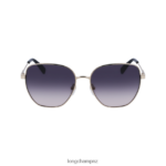 Women Peach/Grey Longchamp Spring/Summer Collection 2023 Sunglasses Accessories L0640816