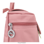 Women Petal Pink Longchamp Le Pliage Green Backpack Bags L06408440 - Image 4