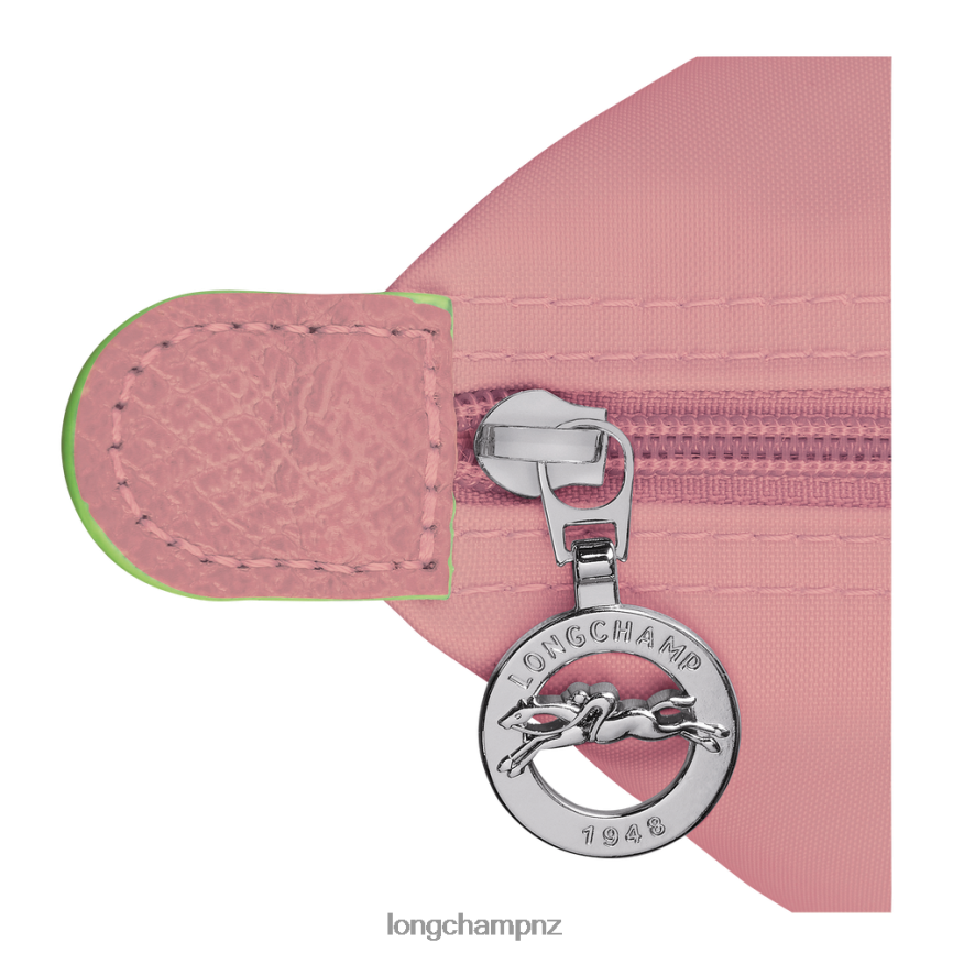 Women Petal Pink Longchamp Le Pliage Green Coin purse Leather Goods L06408512 - Image 3