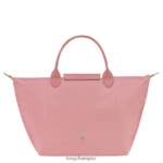 Women Petal Pink Longchamp Le Pliage Green Handbag Bags L06408197 - Image 4