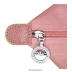 Women Petal Pink Longchamp Le Pliage Green Handbag Bags L06408197 - Image 5