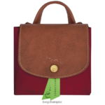 Women Red Longchamp Le Pliage Original Backpack Bags L06408443 - Image 5