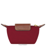 Women Red Longchamp Le Pliage Original Coin purse Leather Goods L06408501 - Image 2