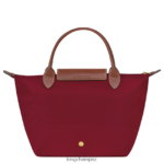 Women Red Longchamp Le Pliage Original Handbag Bags L06408199 - Image 4
