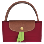 Women Red Longchamp Le Pliage Original Handbag Bags L06408199 - Image 5