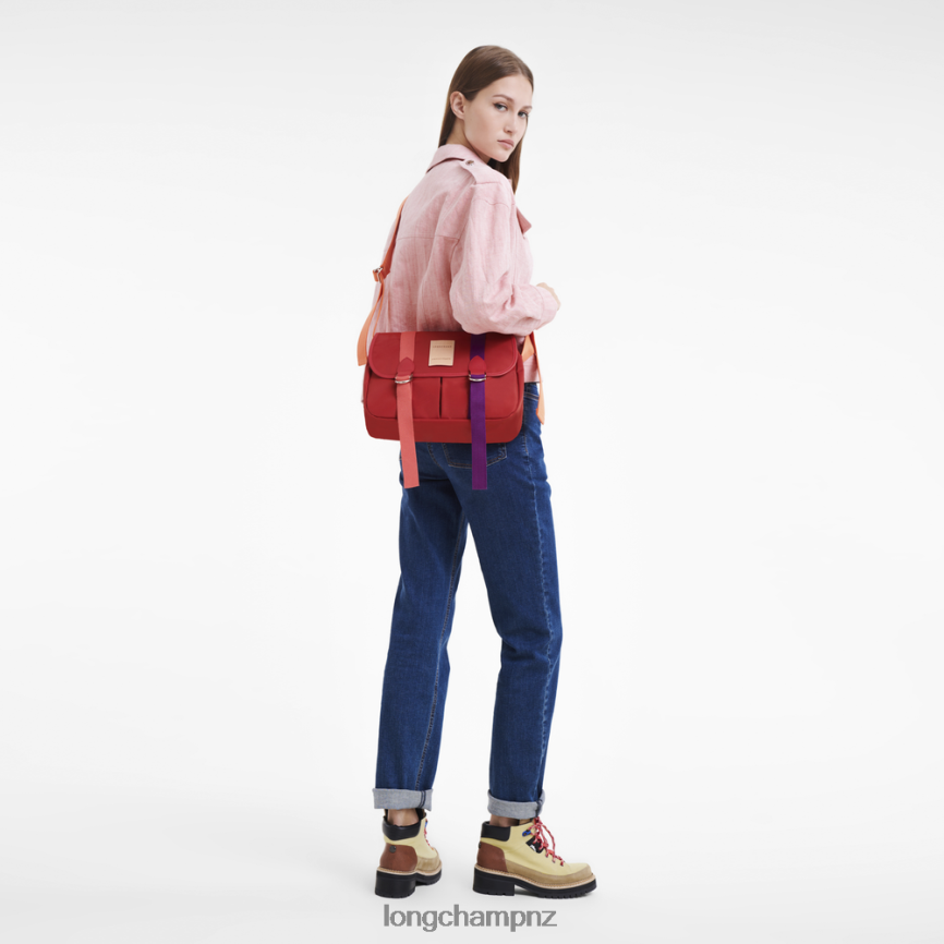 Women Red Longchamp Le Pliage Re-Play Crossbody bag Bags L06408210 - Image 2