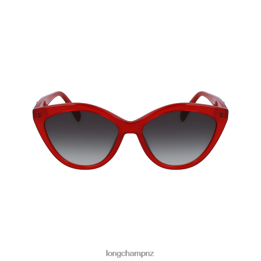 Women Red Longchamp Spring/Summer Collection 2023 Sunglasses Accessories L06408895 - Image 1