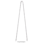 Women Silver Longchamp Chaine Shoulder strap Accessories L064081082