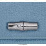 Women Slate Longchamp Roseau Essential Wallet Leather Goods L06408574 - Image 3