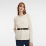 Women Taupe/Black Longchamp 1980 belt Accessories L06408930 - Image 2