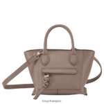 Women Taupe Longchamp Mailbox Handbag Bags L06408164