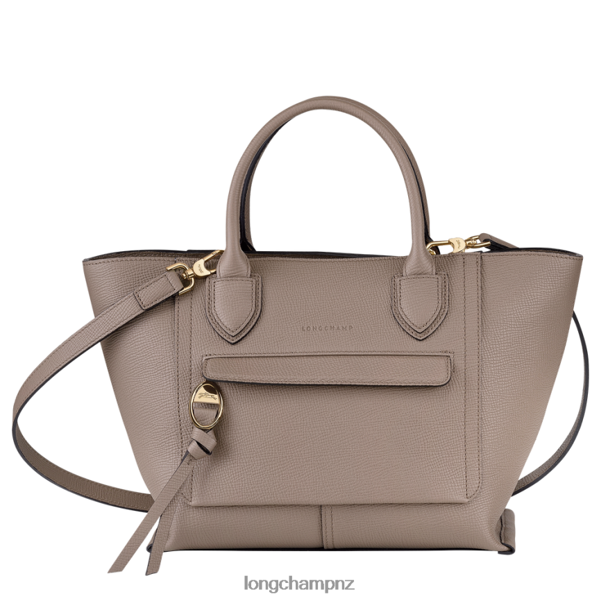 women_taupe_longchamp_mailbox_handbag_bags_l06408168.png Women Taupe Longchamp Mailbox Handbag Bags L06408168 - Image 1