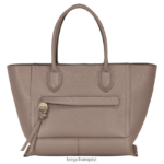 Women Taupe Longchamp Mailbox Handbag Bags L06408172