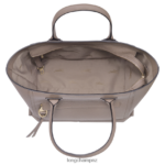 Women Taupe Longchamp Mailbox Handbag Bags L06408172 - Image 5